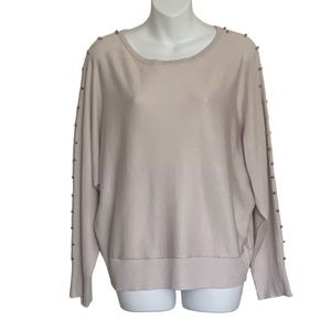 NWT CARMEN Carmen Marc Valvo Dolman Sleeve Sweater Size Large